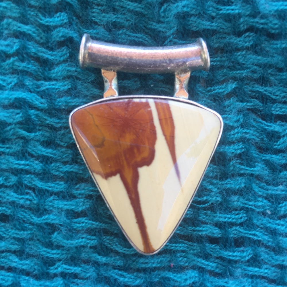 925 silver stone pendant